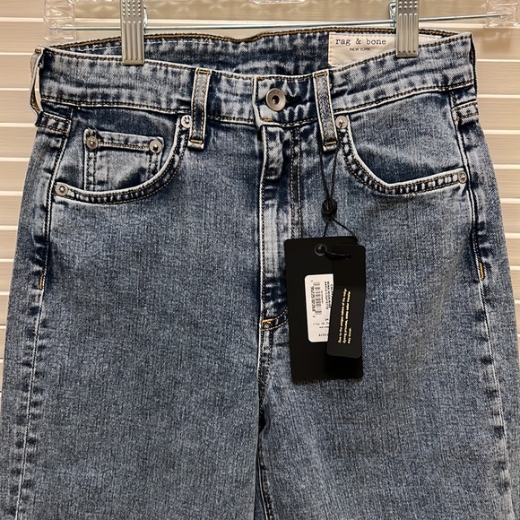 47. rag & bone Nina High-Rise Ankle Cigarette Jeans in Calypso, Size 24 - Picture 6 of 17